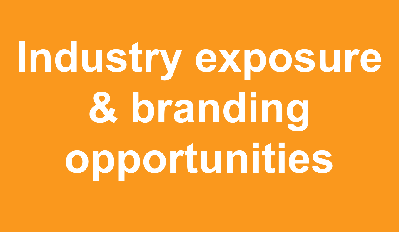 industry exposure and branding